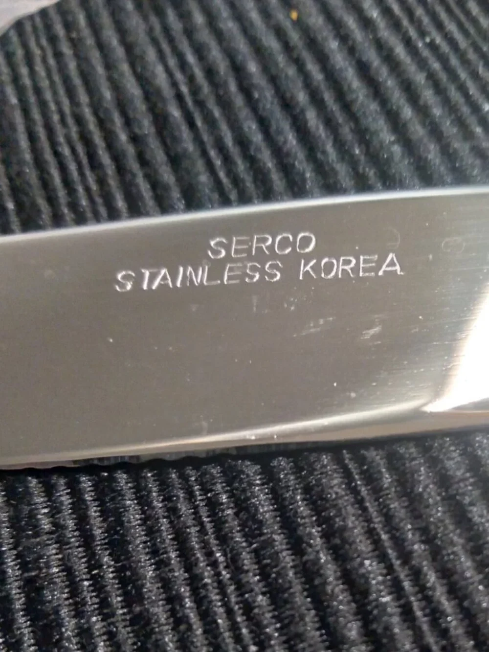 Vtg NOS Serco Stainless Box of 12 Dinner Knives
